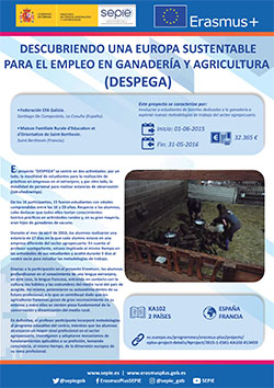 DESPEGA: Descubriendo una Europa sustentable para el empleo en ganadería y agricultura