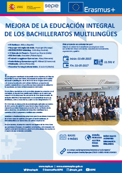 Mejora de la educacion integral de los bachilleratos muiltilingües